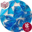 Enviro-Glass Large Gravel - Aqua Blue Crystal